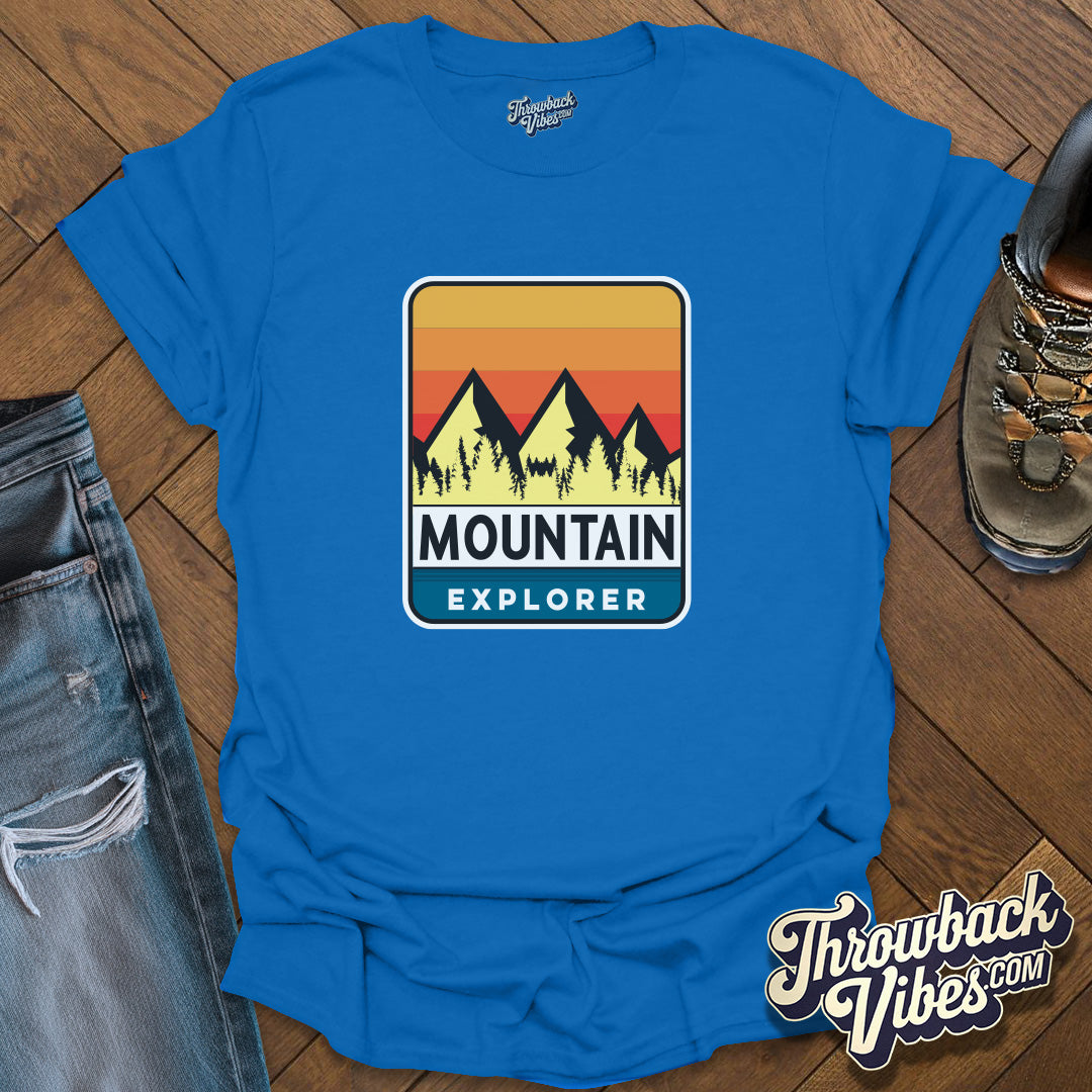 Mountain Explorer T-Shirt - Throwbackvibes
