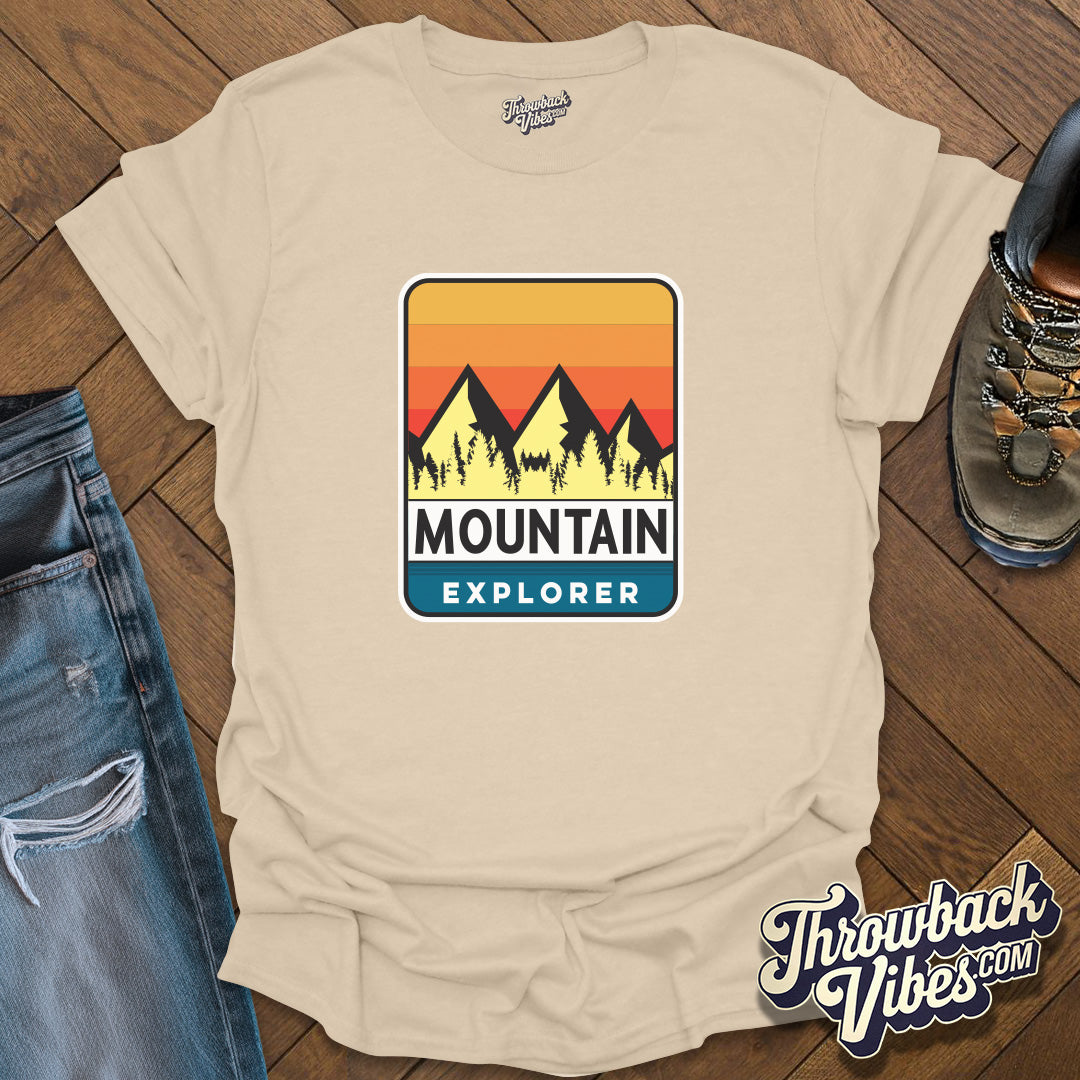 Mountain Explorer T-Shirt - Throwbackvibes
