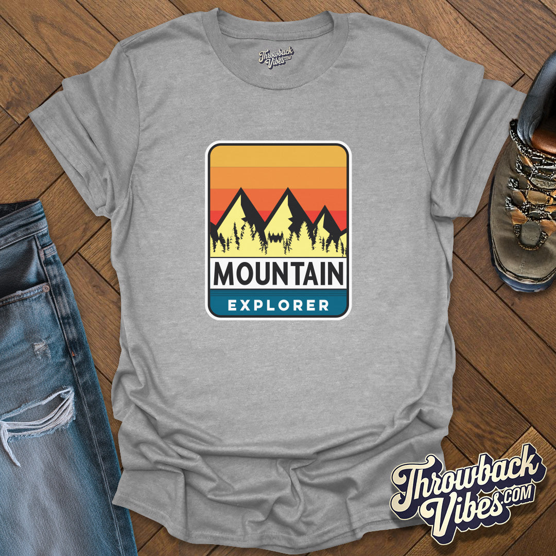 Mountain Explorer T-Shirt - Throwbackvibes