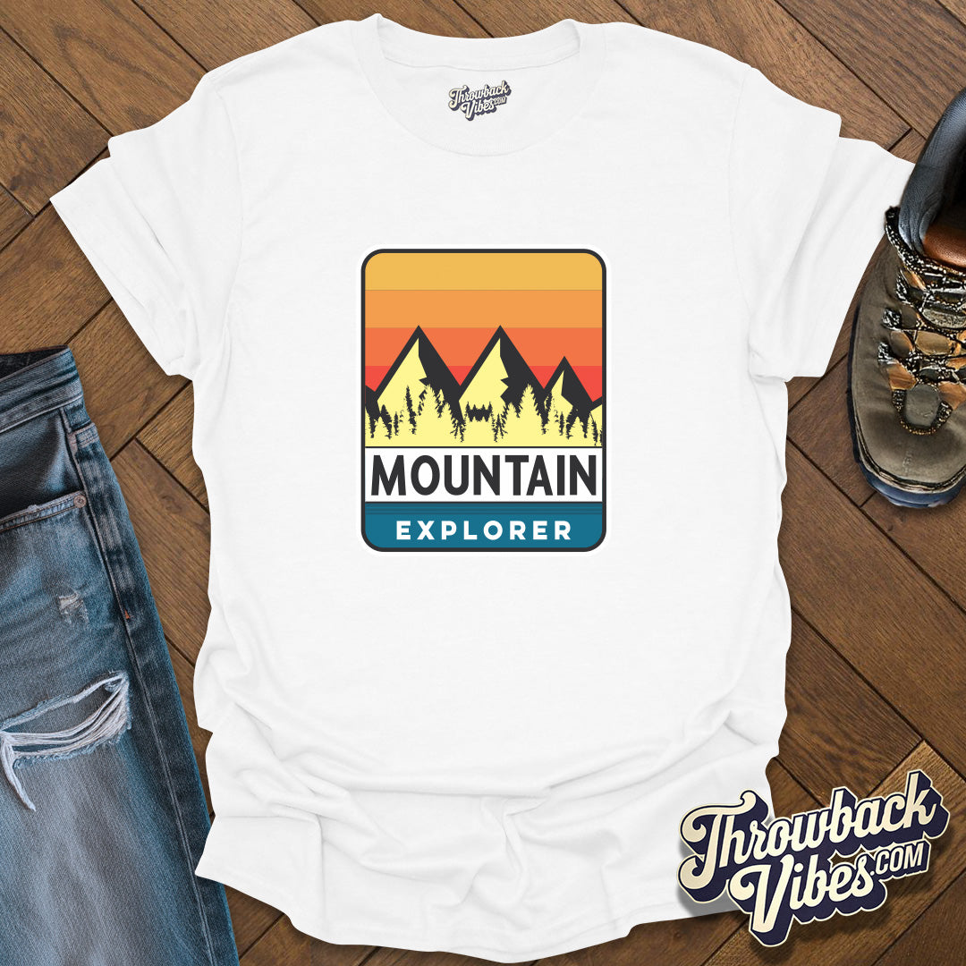 Mountain Explorer T-Shirt - Throwbackvibes