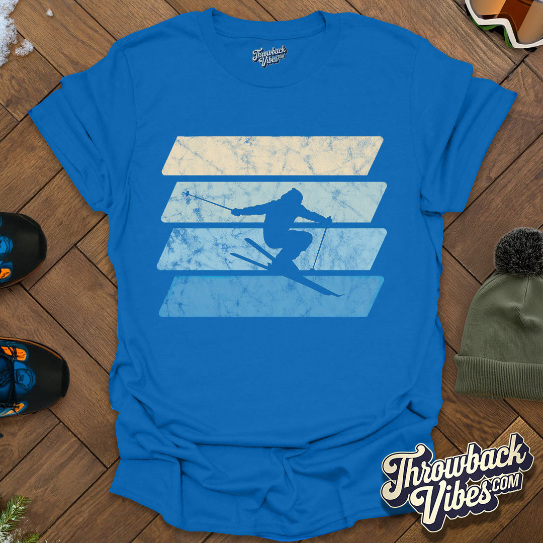 Vintage Skier T-Shirt - Throwbackvibes