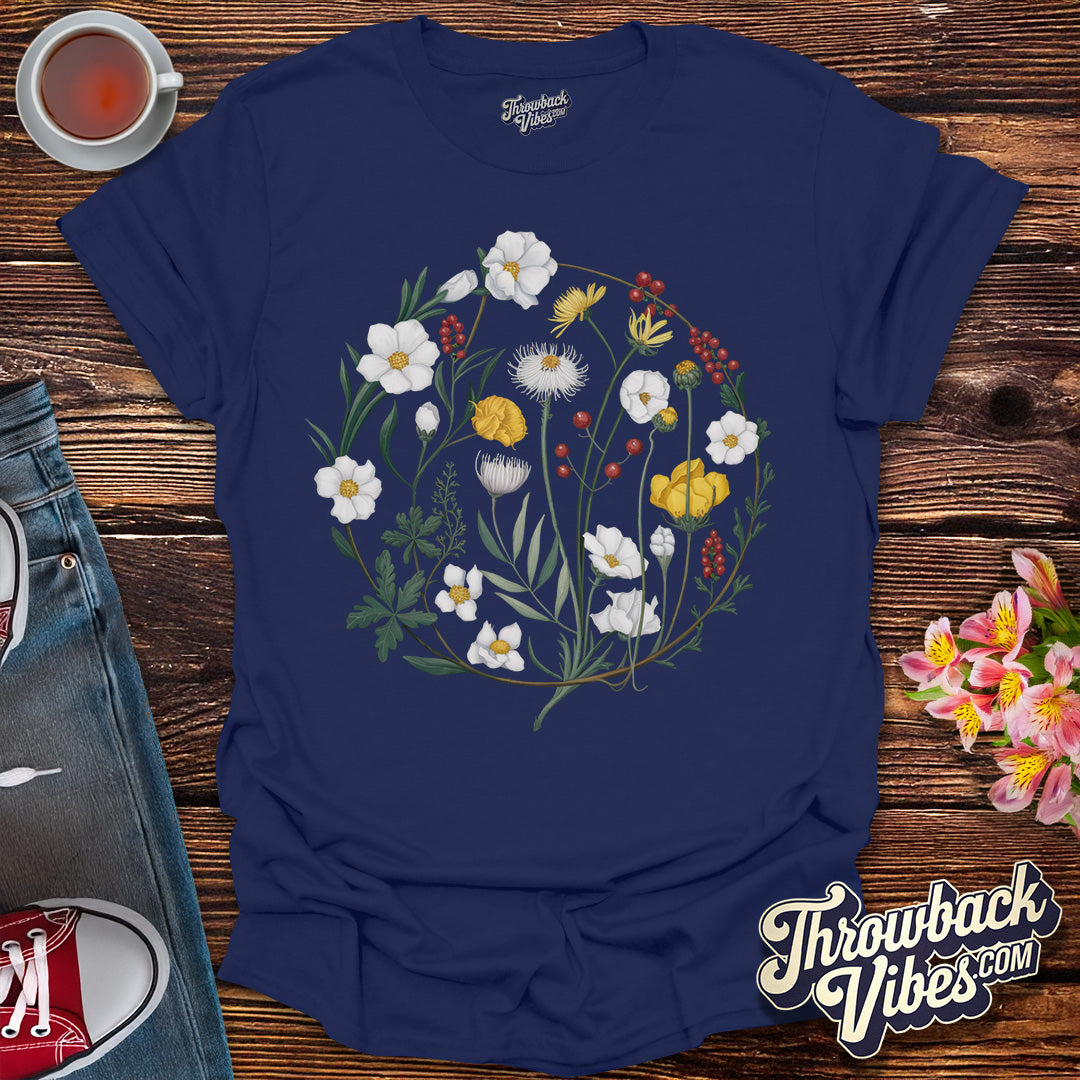 Flower Ring T-Shirt - Throwbackvibes