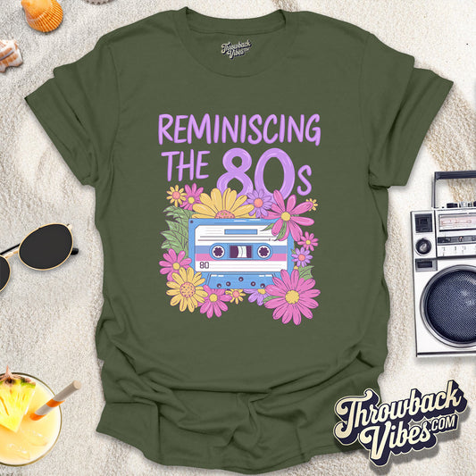 Reminiscing the 80s T-Shirt - Throwbackvibes 