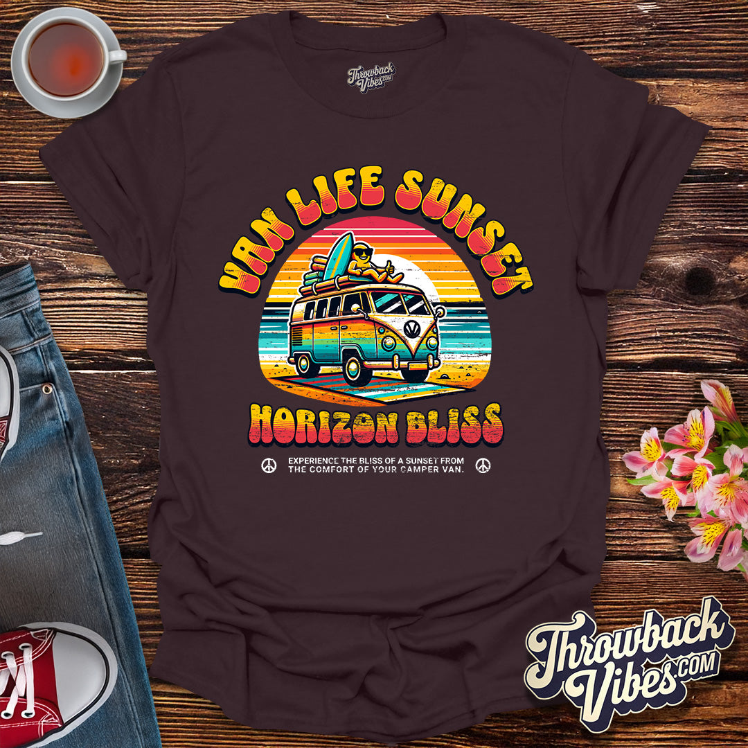 Van Life Sunset T-Shirt - Throwbackvibes 