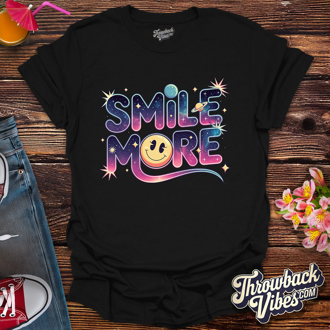 Smile More - Cosmic Retro Edition T-Shirt