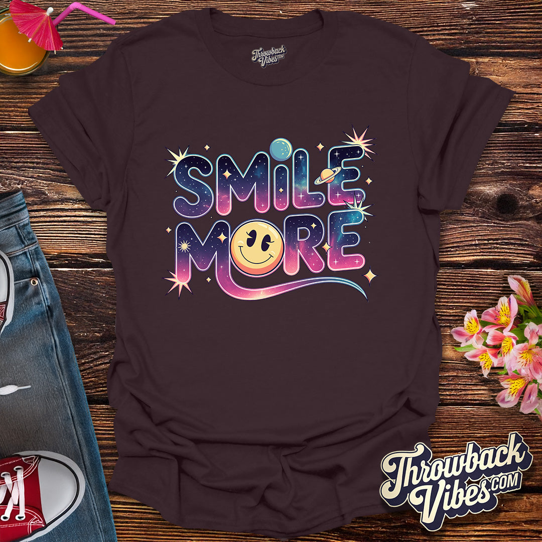 Smile More - Cosmic Retro Edition T-Shirt