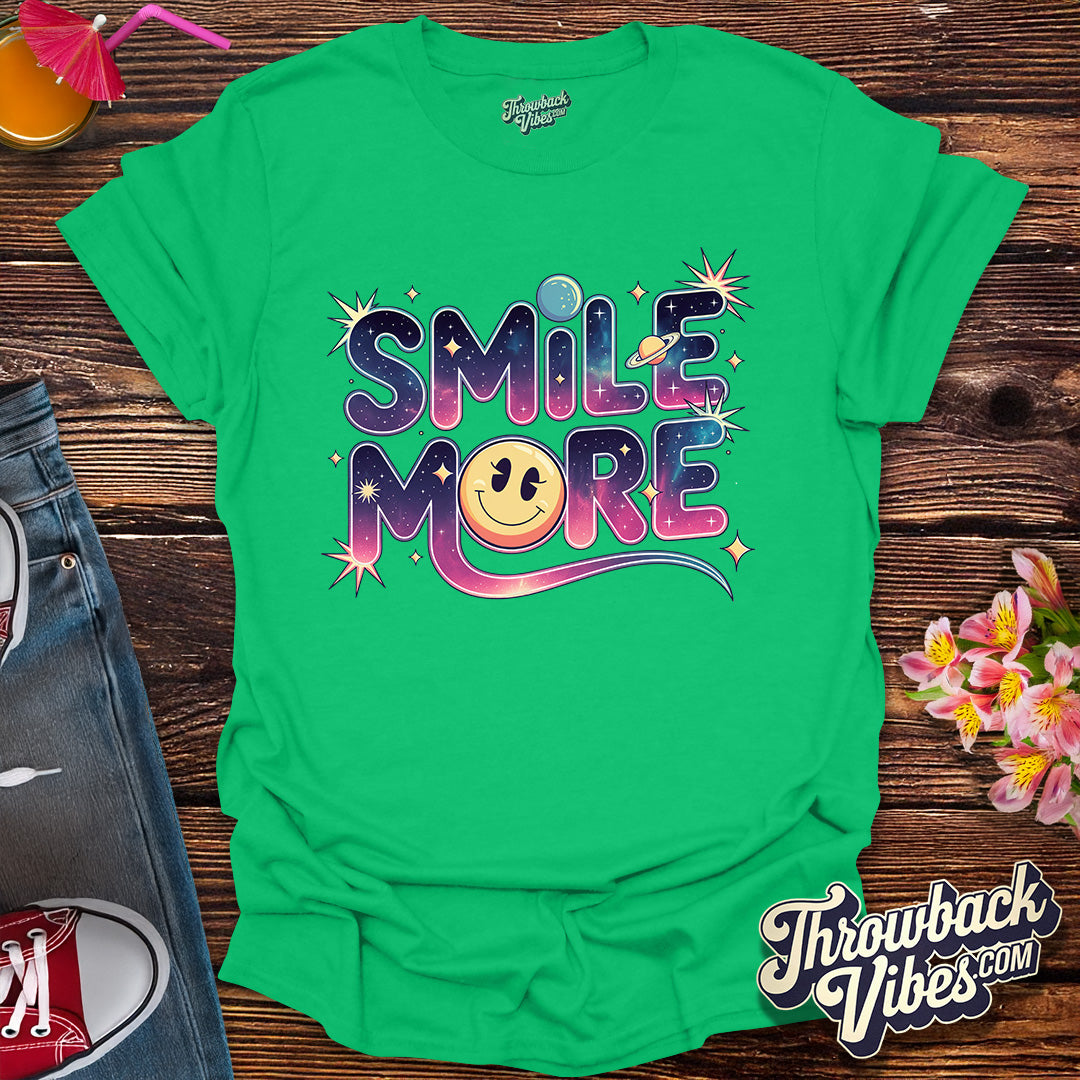 Smile More - Cosmic Retro Edition T-Shirt