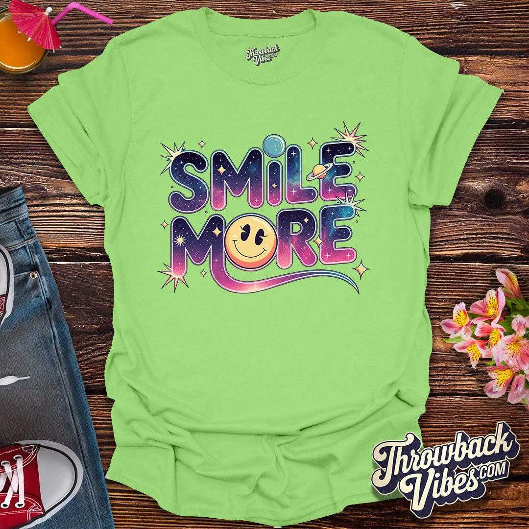 Smile More - Cosmic Retro Edition T-Shirt