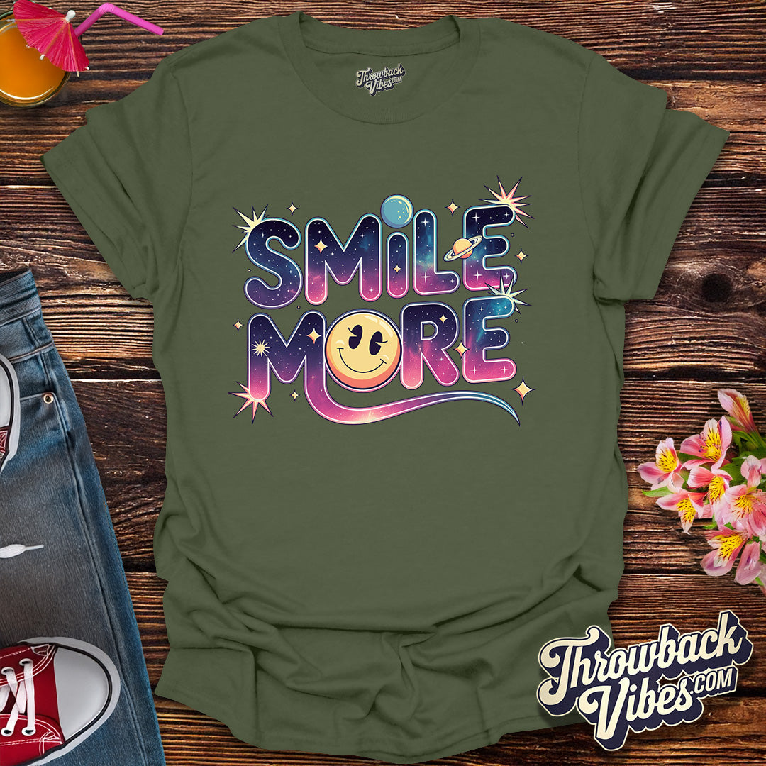 Smile More - Cosmic Retro Edition T-Shirt