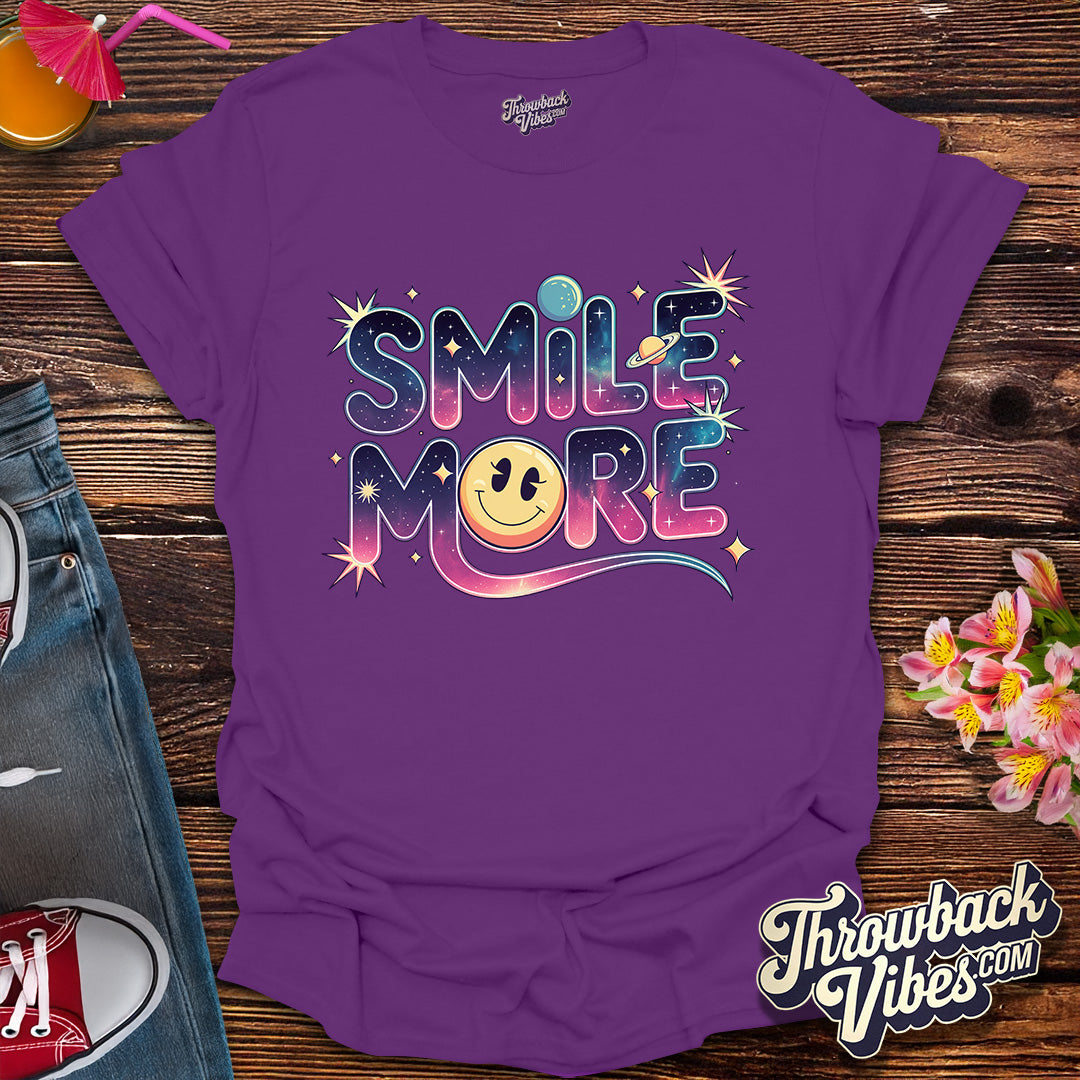 Smile More - Cosmic Retro Edition T-Shirt