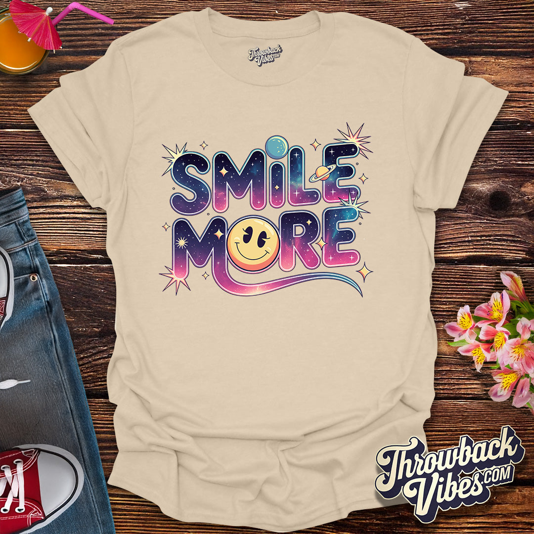 Smile More - Cosmic Retro Edition T-Shirt