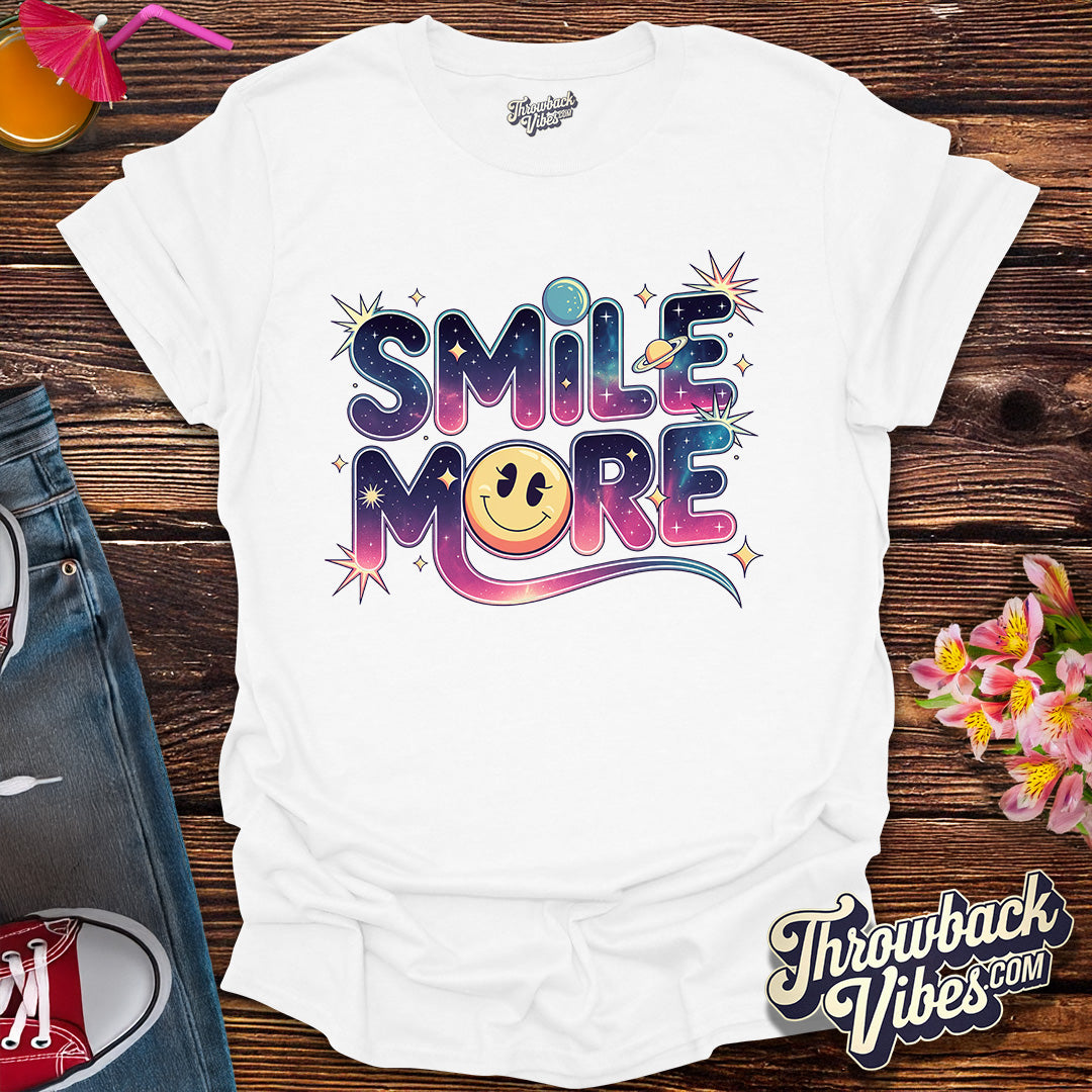 Smile More - Cosmic Retro Edition T-Shirt