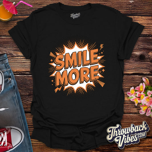 Smile More – Comic Pop Art Edition T-Shirt