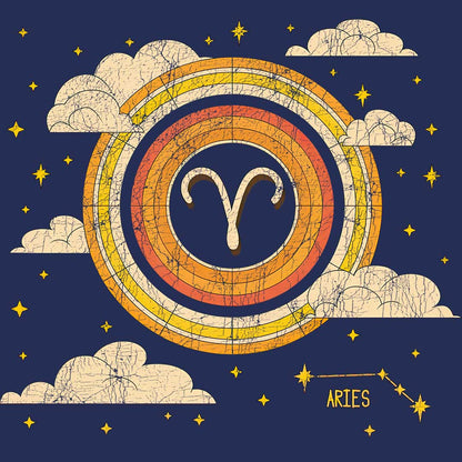 Aries – Vintage Astrology Vibes T-Shirt