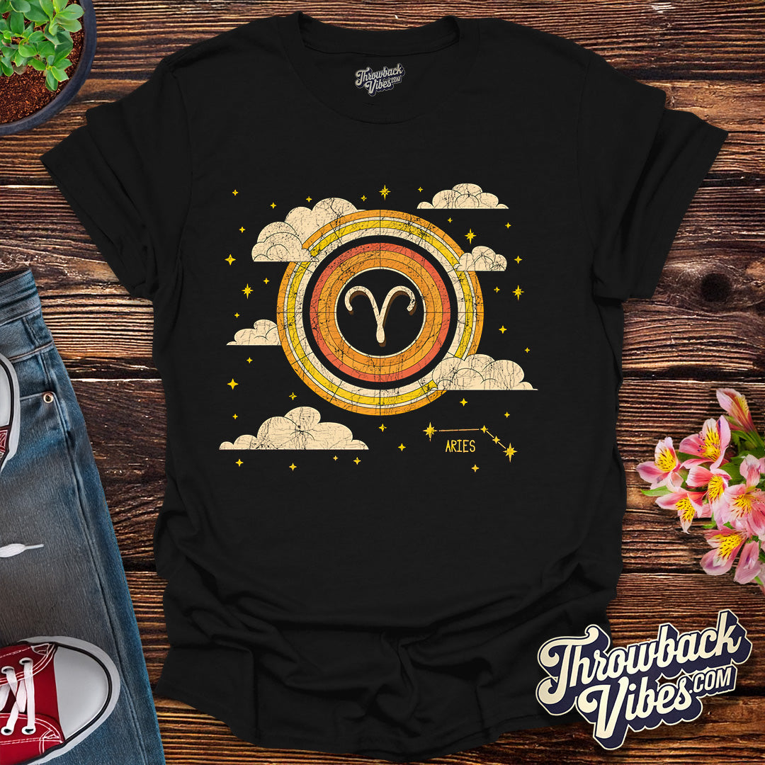 Aries – Vintage Astrology Vibes T-Shirt