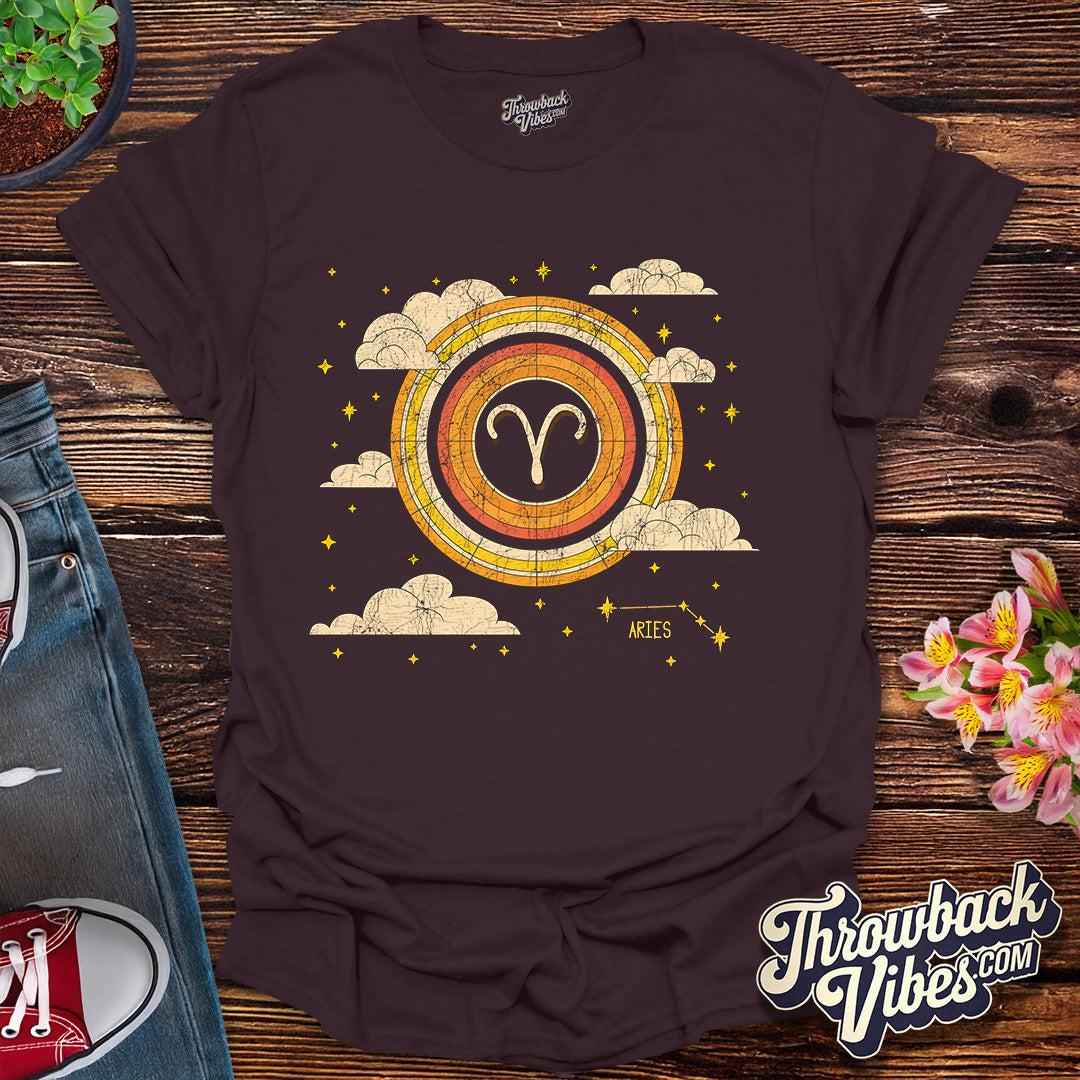 Aries – Vintage Astrology Vibes T-Shirt