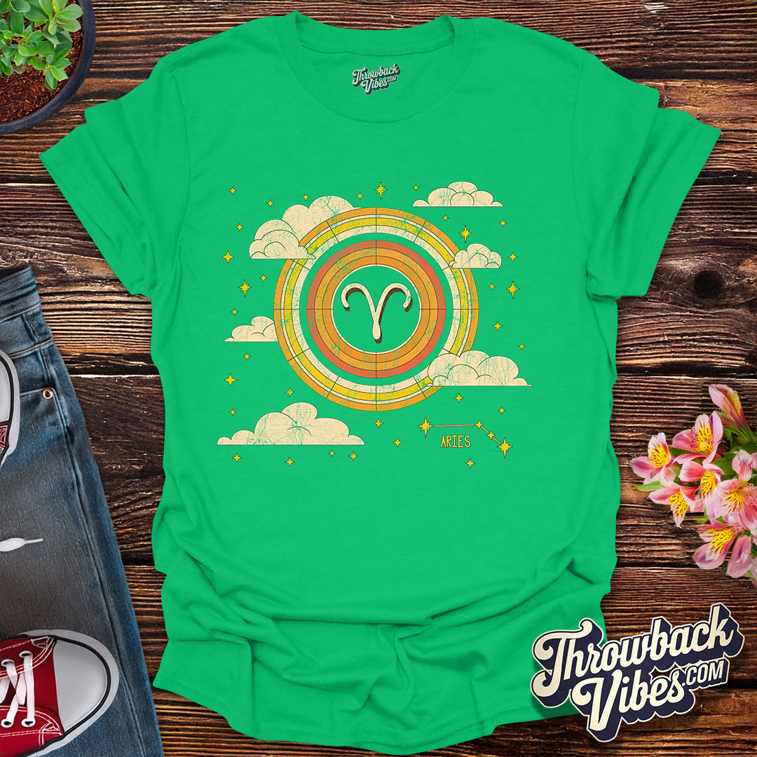 Aries – Vintage Astrology Vibes T-Shirt