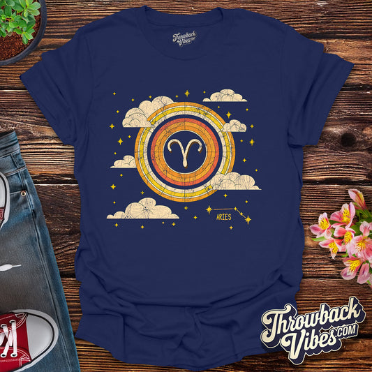 Aries – Vintage Astrology Vibes T-Shirt
