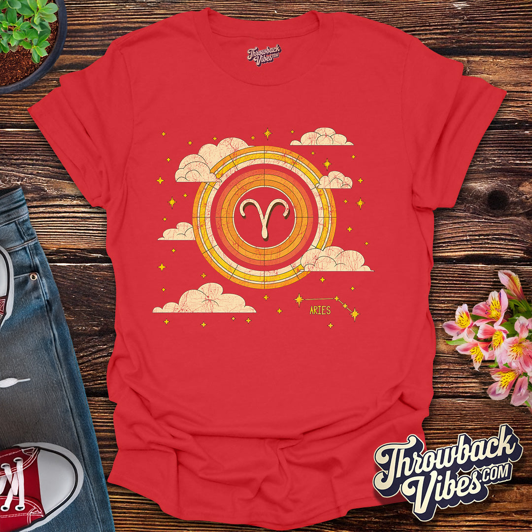 Aries – Vintage Astrology Vibes T-Shirt