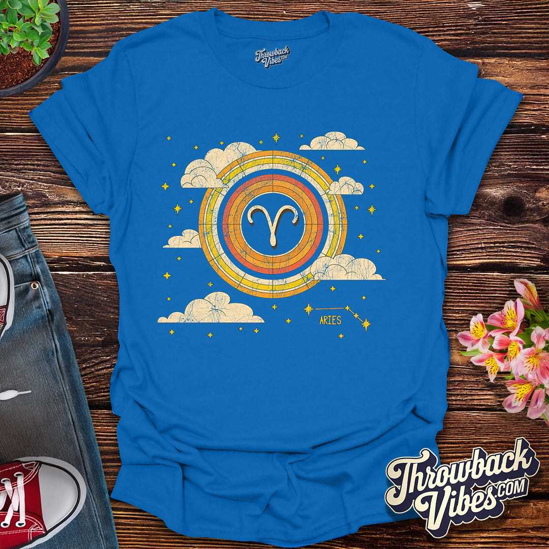 Aries – Vintage Astrology Vibes T-Shirt