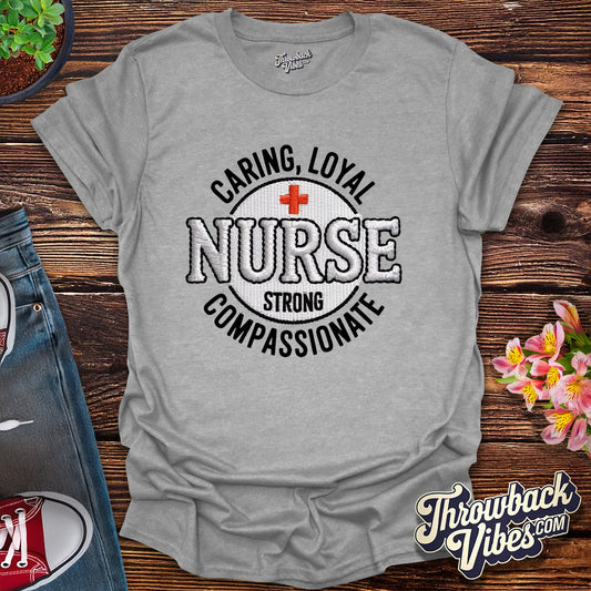 Classic Nurse Badge T-Shirt