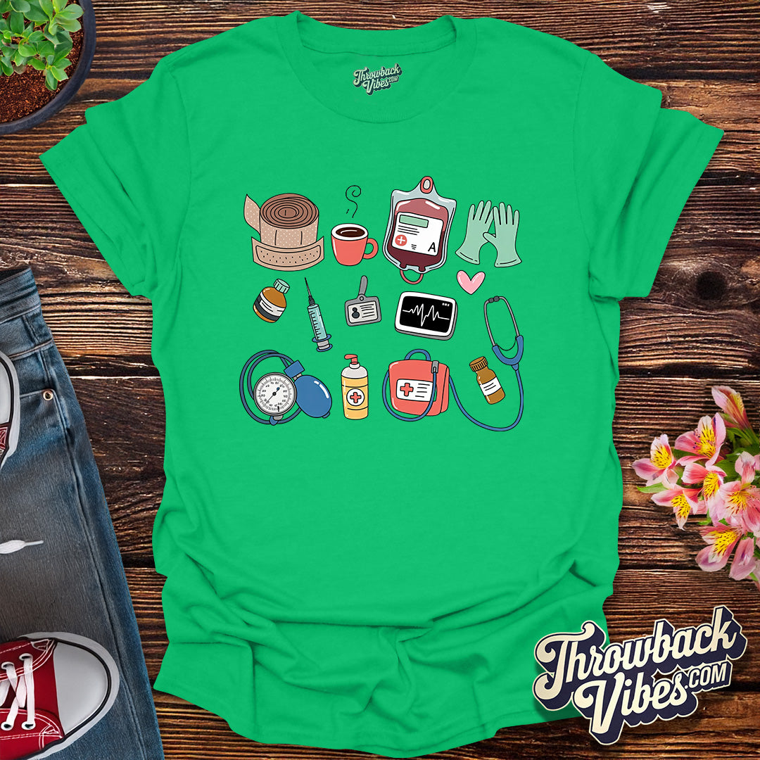 Nurse Life Essentials T-Shirt
