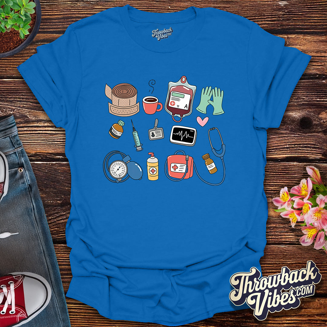 Nurse Life Essentials T-Shirt