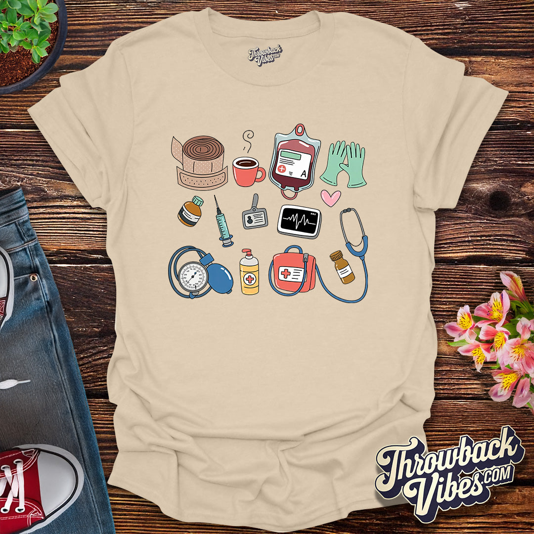 Nurse Life Essentials T-Shirt