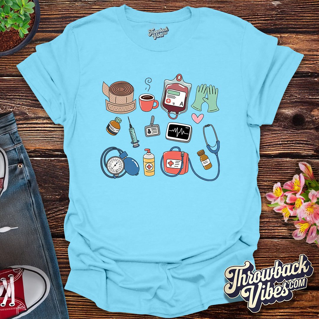 Nurse Life Essentials T-Shirt
