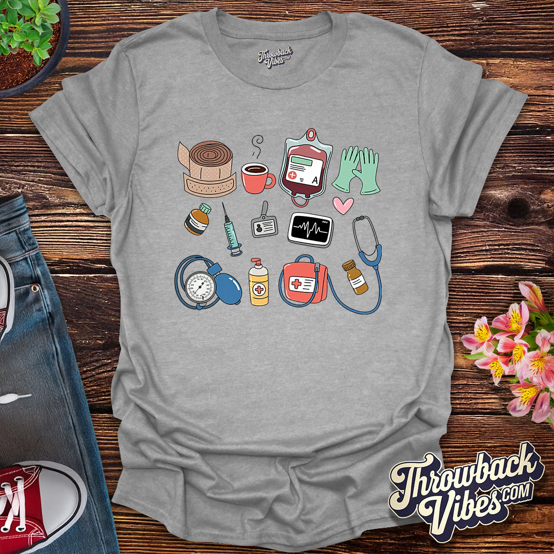 Nurse Life Essentials T-Shirt
