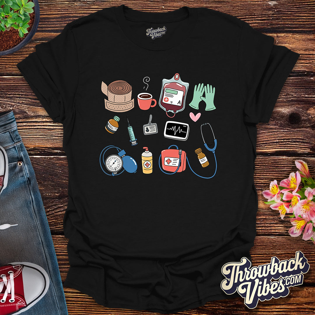 Nurse Life Essentials T-Shirt