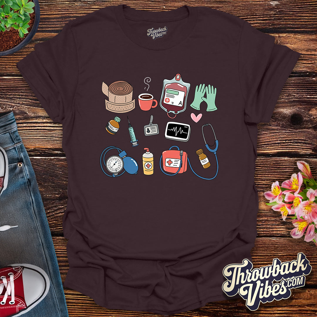 Nurse Life Essentials T-Shirt