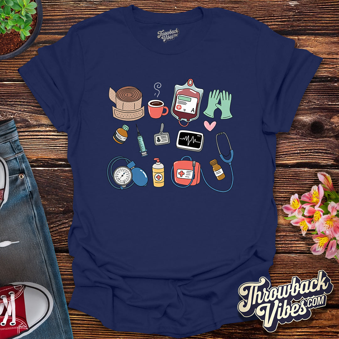 Nurse Life Essentials T-Shirt