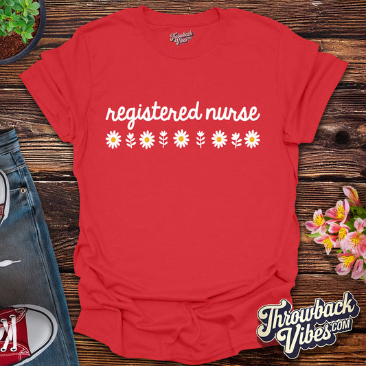 Registered Nurse – Vintage Script T-Shirt
