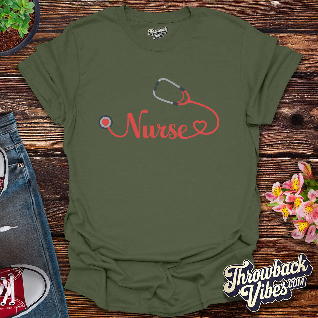 Stethoscope Nurse T-Shirt