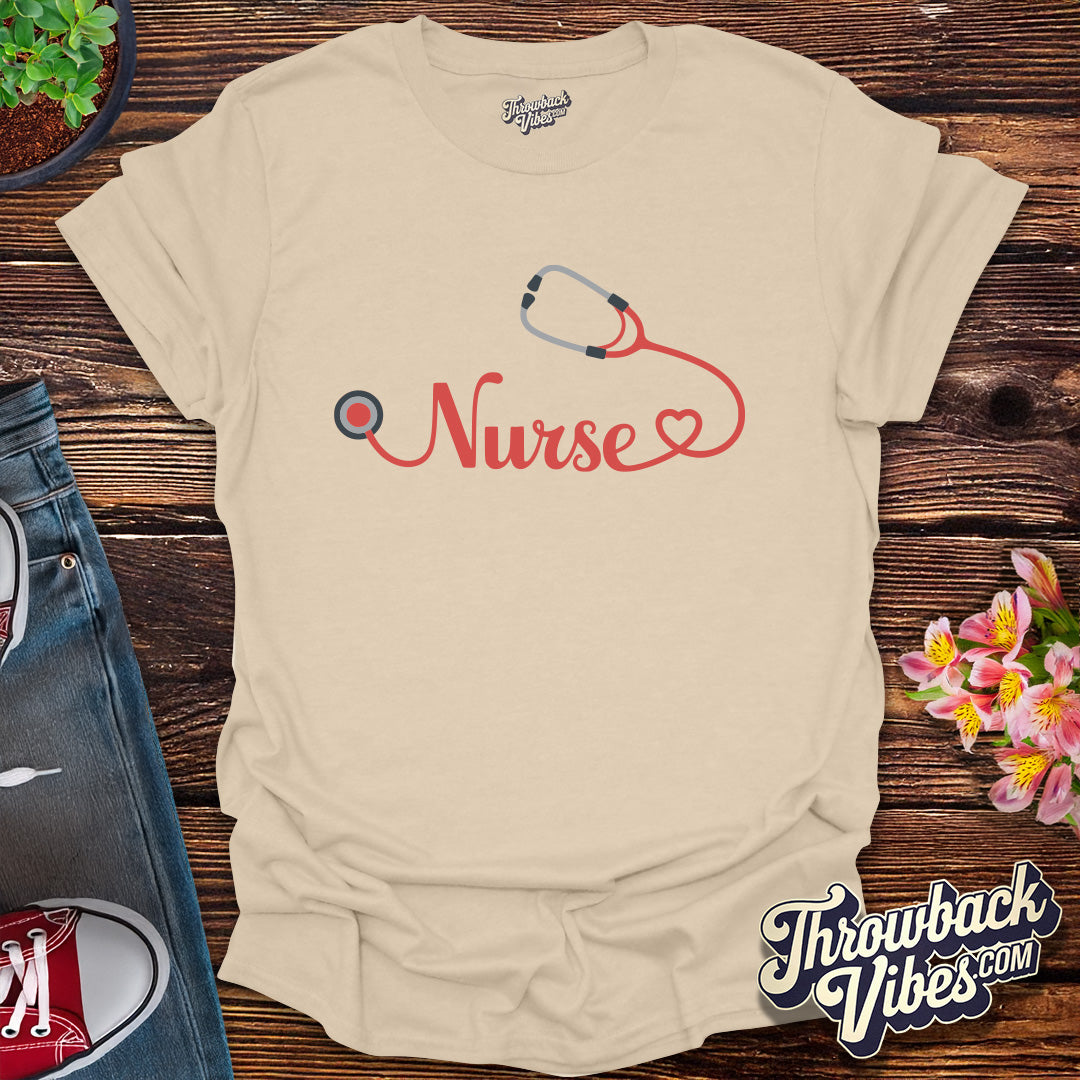 Stethoscope Nurse T-Shirt