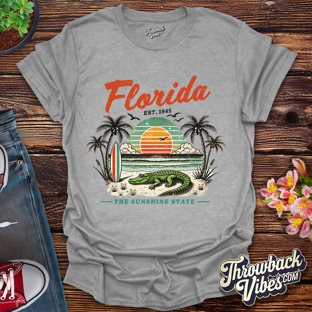 Florida Alligator Coast T-Shirt