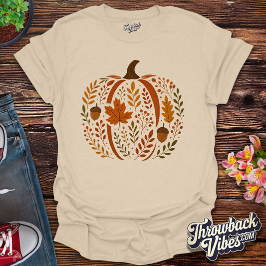 Autumn Harvest Pumpkin T-Shirt