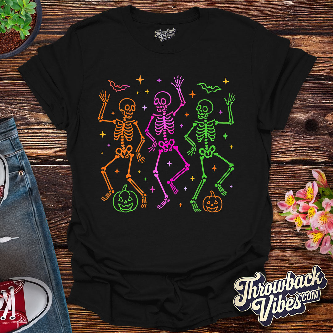 Dancing Skeletons T-Shirt – Throwbackvibes