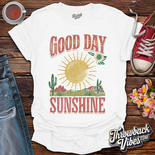 Good Day Sunshine T-Shirt - Throwbackvibes 