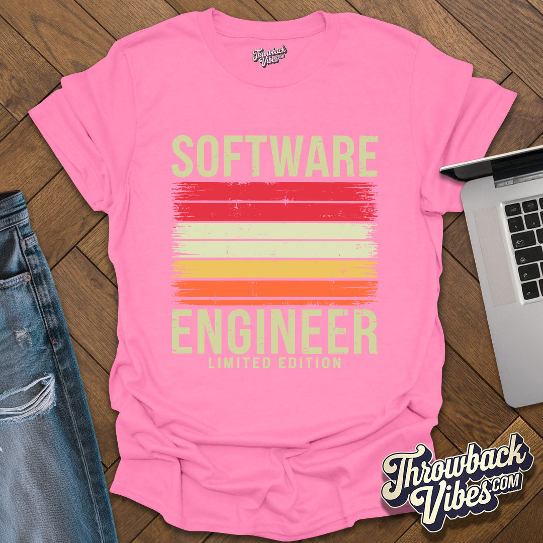 Software Engineer Vintage T-Shirt - Throwbackvibes 