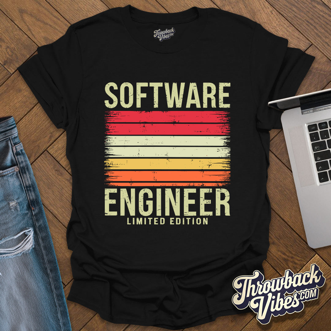 Software Engineer Vintage T-Shirt - Throwbackvibes 