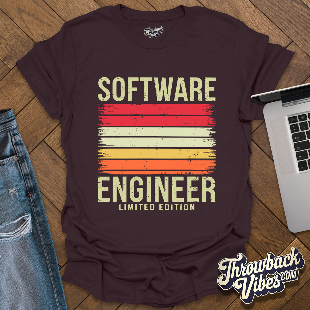 Software Engineer Vintage T-Shirt - Throwbackvibes 