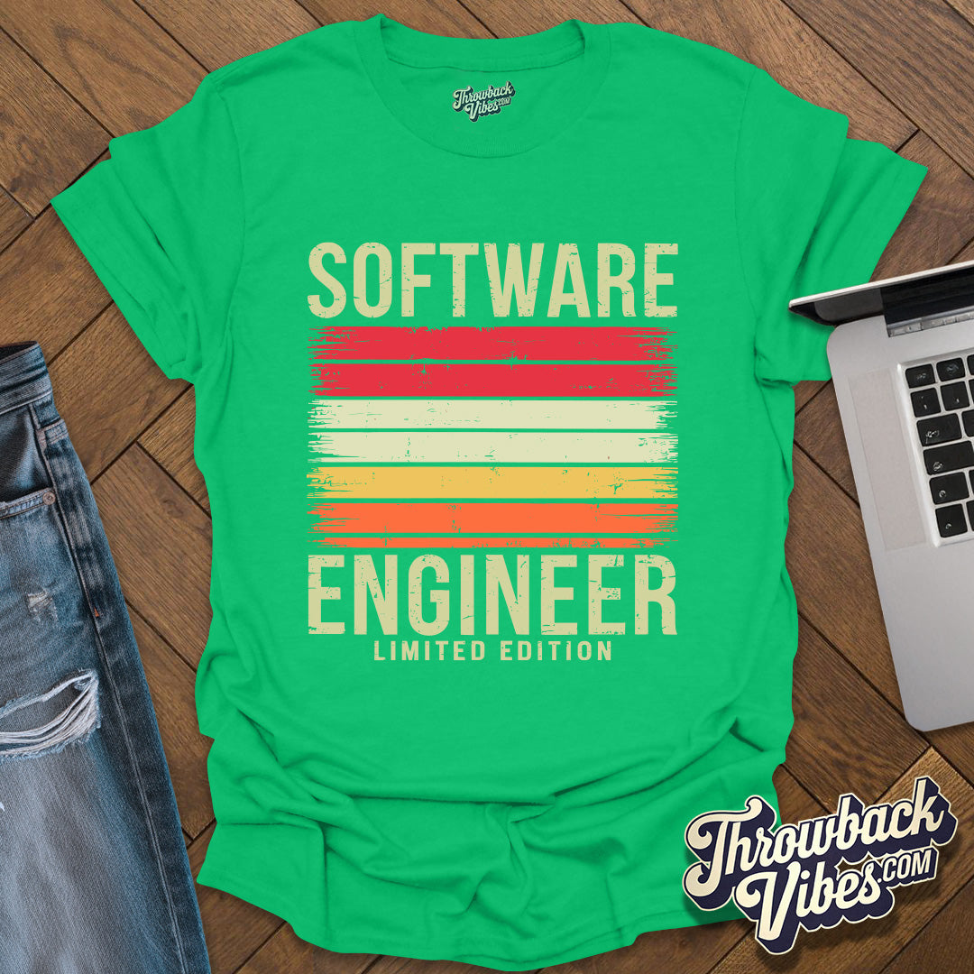 Software Engineer Vintage T-Shirt - Throwbackvibes 