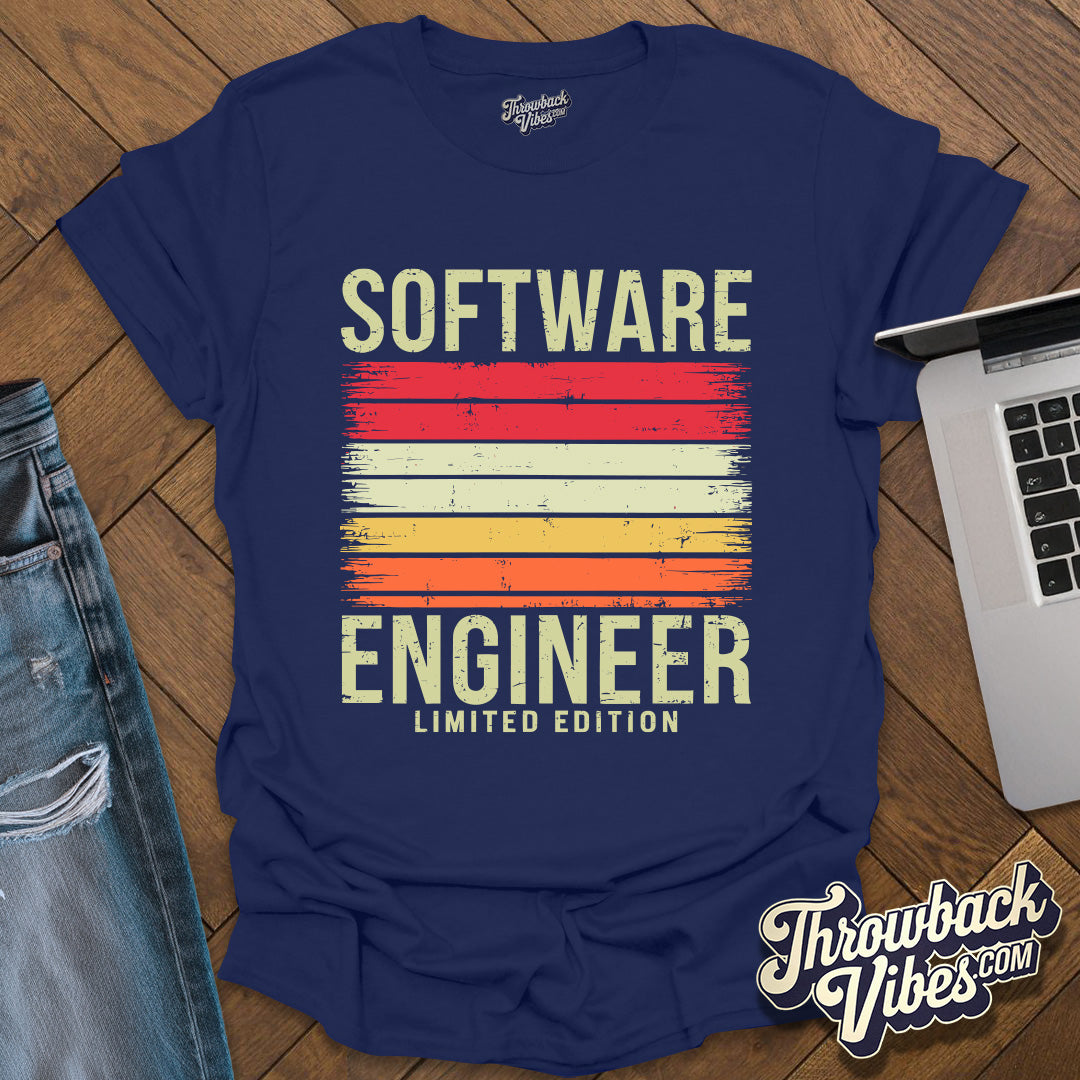Software Engineer Vintage T-Shirt - Throwbackvibes 
