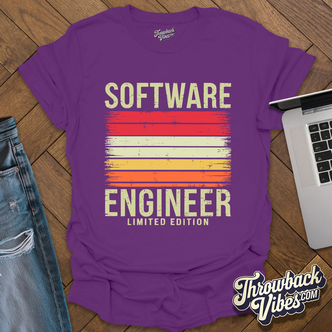Software Engineer Vintage T-Shirt - Throwbackvibes 