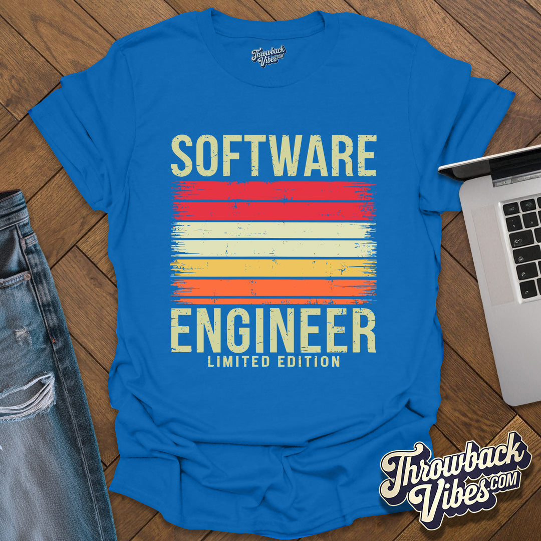 Software Engineer Vintage T-Shirt - Throwbackvibes 