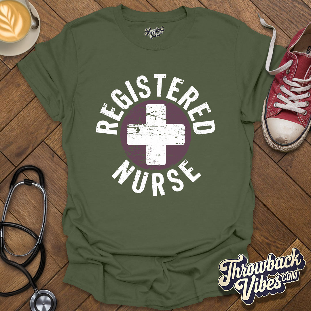 Registered Nurse T-Shirt - Throwbackvibes 