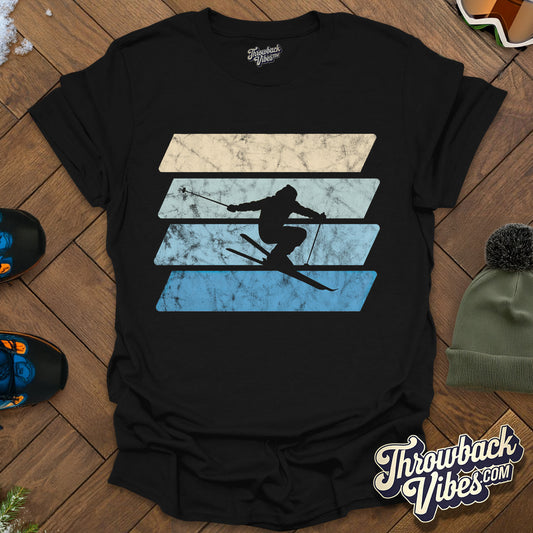 Vintage Skier T-Shirt - Throwbackvibes 