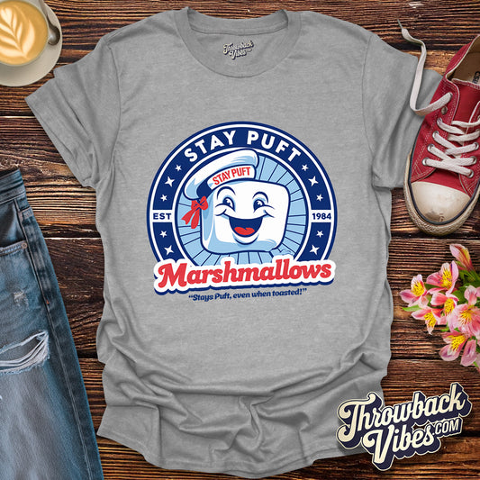 Stay Puft Marshmallow Man T-Shirt - Throwbackvibes 